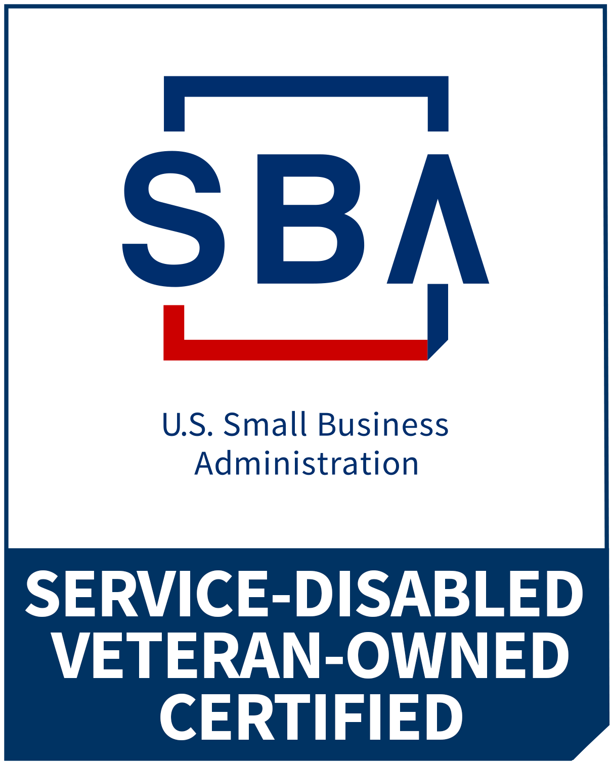A Service-Disabled Veteran-Owned Small Business Icon from SBA